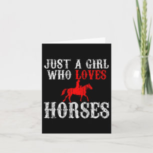 Horse Riding Vintage Horse Horseback Card