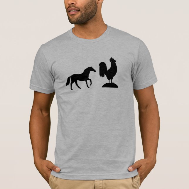 Horse Rooster Tee (Front)