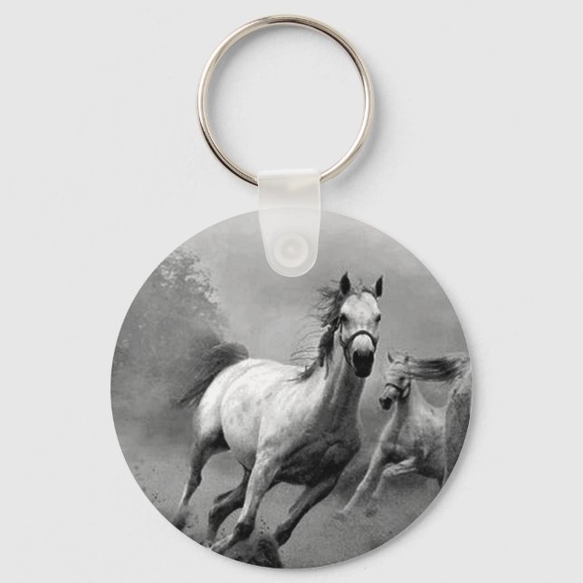 Horse Running Key Ring (Front)