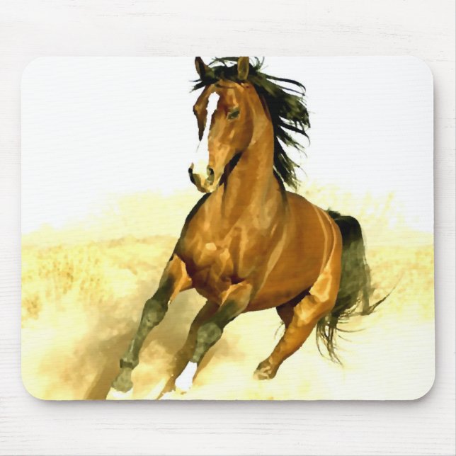 Horse Running Mouse Mat (Front)
