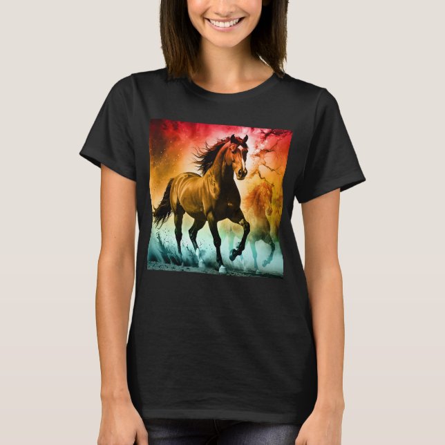 Horse running  T-Shirt (Front)