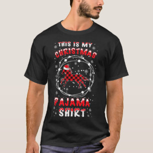 Horse   Santa Hat Christmas Pyjama Saying  Ide T-Shirt