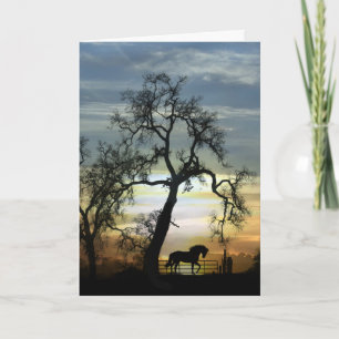 Horse Saying Hello Hi Thinking of You Card