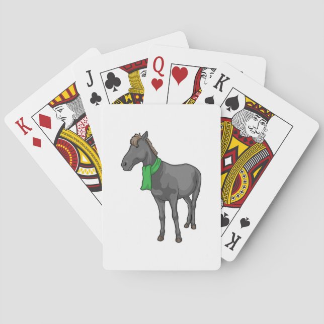 Horse Scarf Playing Cards (Back)