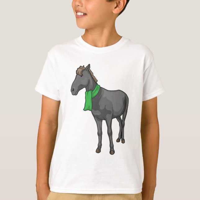 Horse Scarf T-Shirt (Front)