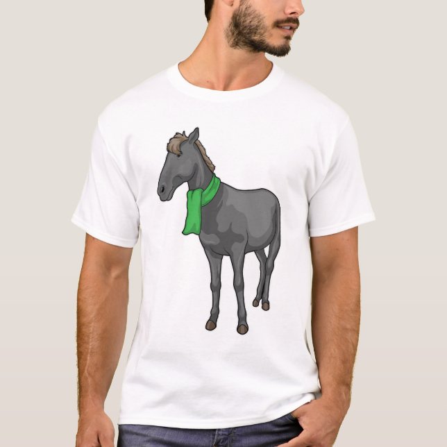 Horse Scarf T-Shirt (Front)