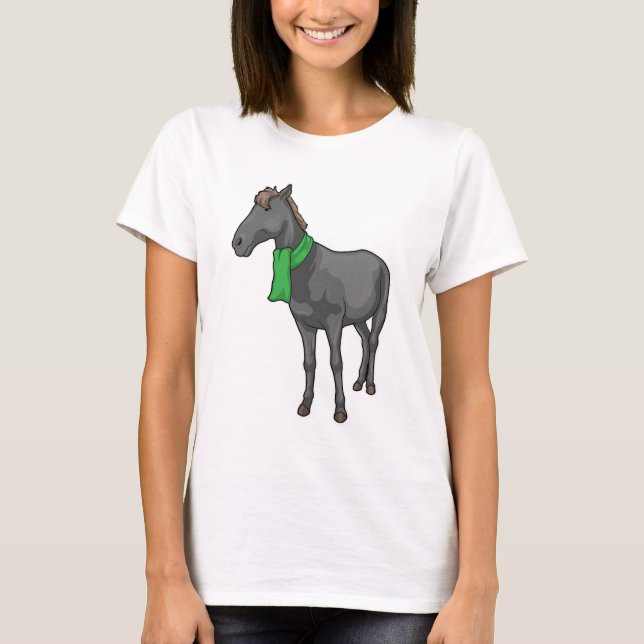 Horse Scarf T-Shirt (Front)