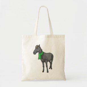 Horse Scarf Tote Bag