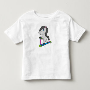 Horse Scooter Toddler T-Shirt