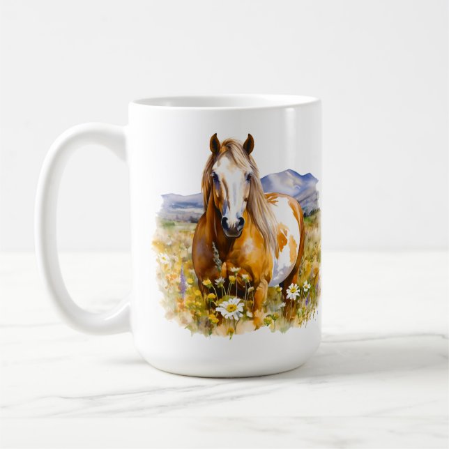 Horse Series 15 oz Classic Mug (Left)