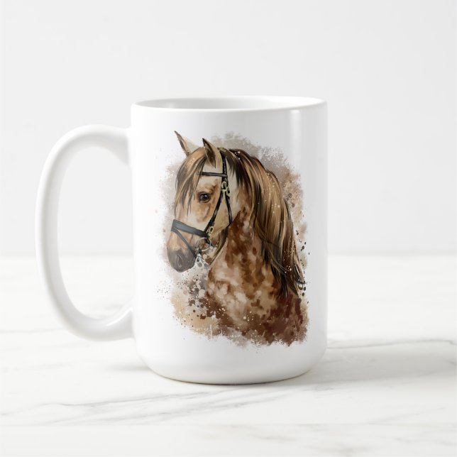 Horse Series 15 oz Classic Mug (Left)