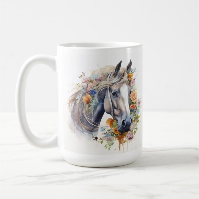 Horse Series 15 oz Classic Mug (Left)
