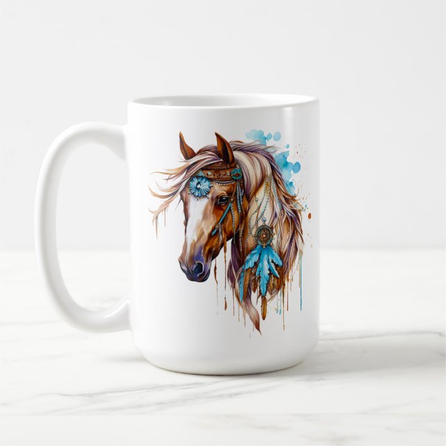Horse Series 15 oz Classic Mug (Left)