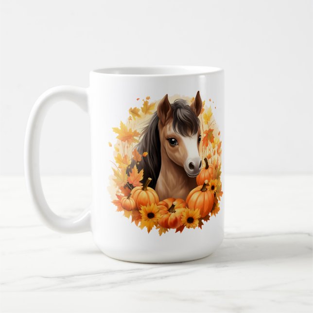 Horse Series 15 oz Classic Mug (Left)