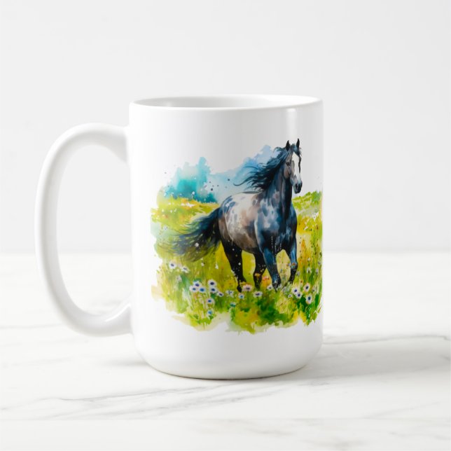 Horse Series 15 oz Classic Mug (Left)