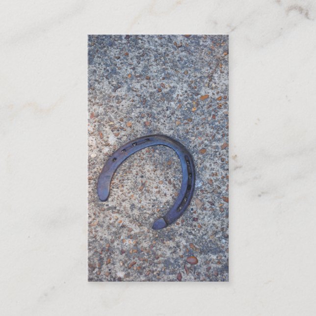 Horse Shoe Business Cards (Front)