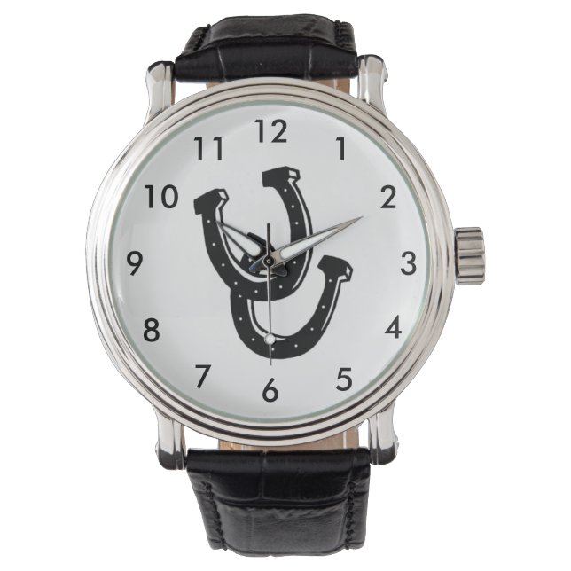 Horse Shoes Blacksmith Farrier Watch (Front)