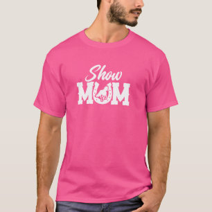 Horse Show Mum Equestrian Mother Horse Show Mama T-Shirt