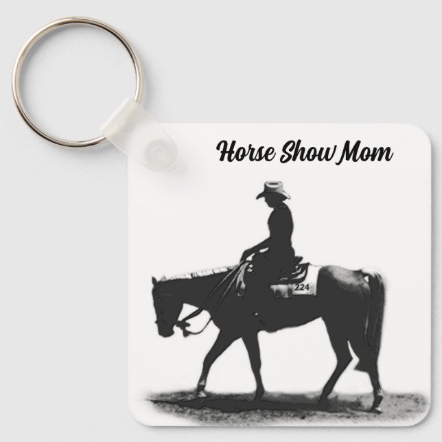 Horse Show Mum Key Ring (Front)