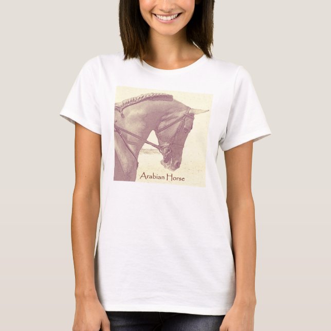 horse Show Mum T-shirt, Arabian horse T-Shirt (Front)