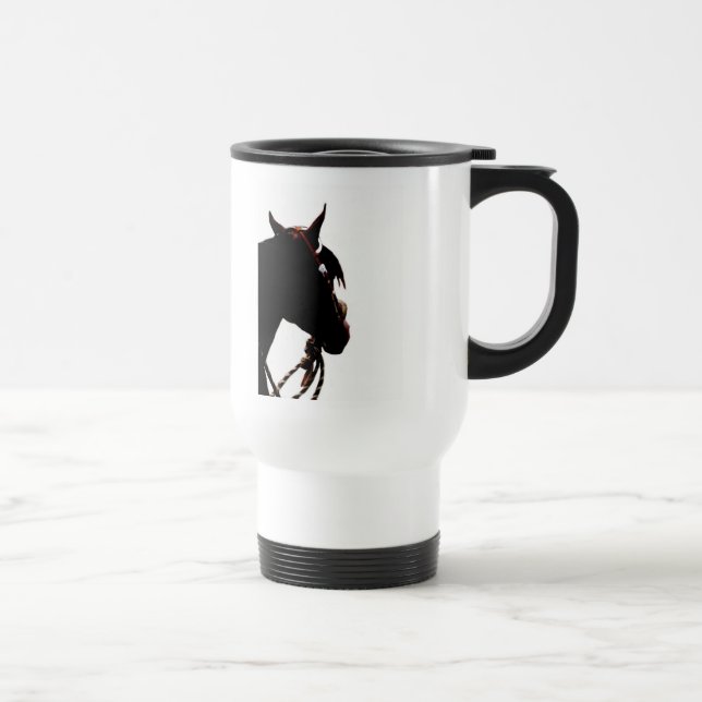 Horse Show Mum Travel Mug - western (Right)