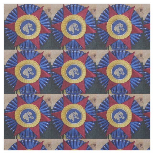 Horse Show Rosette Fabric (Swatch)