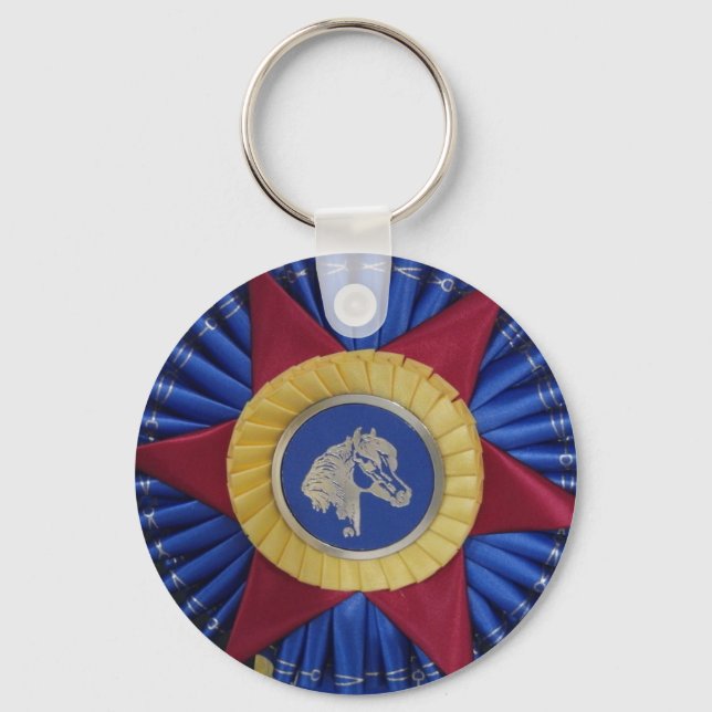 Horse Show Rosette Key Ring (Front)