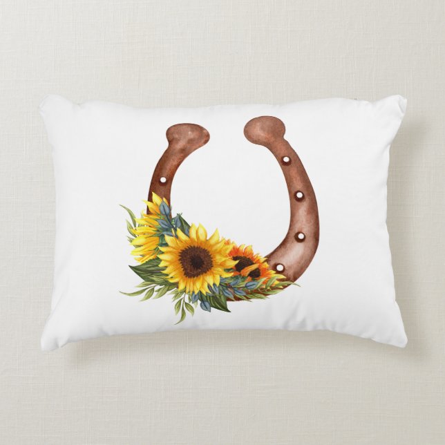 Horse Shu Decorative Cushion (Front)