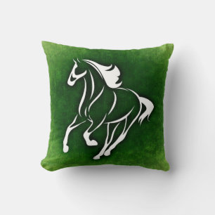 Horse silhouette cushion