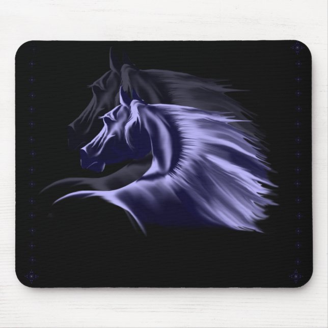 Horse Silhouette Mousepad (Front)