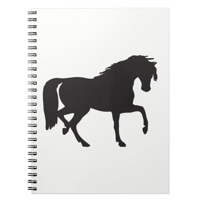 Horse Silhouette Notebook (Front)
