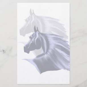 Horse Silhouette Stationery