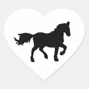 Horse Silhouette Sticker – Minimalist Animal