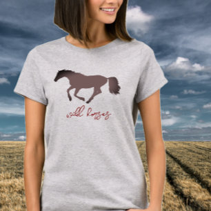 Horse Silhouette "Wild Horses" T-Shirt