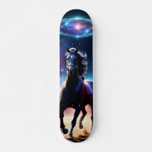 Horse Skating Followed By Outer Ship Skateboard
