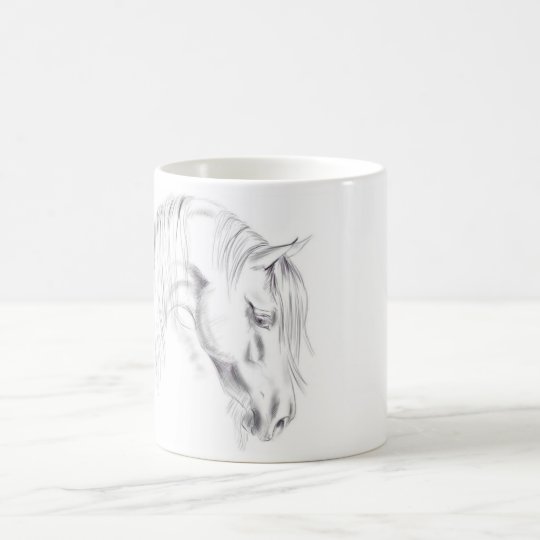 Horse Sketch Coffee Mug