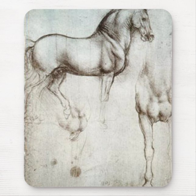 Horse Sketch Mouse Mat (Front)