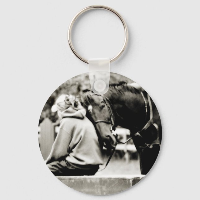 Horse Snuggles Key Ring (Front)