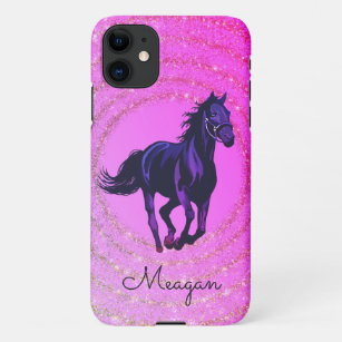 Horse Sparkle Personalised Phone Case