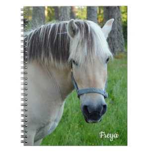 Horse Spiral notebook