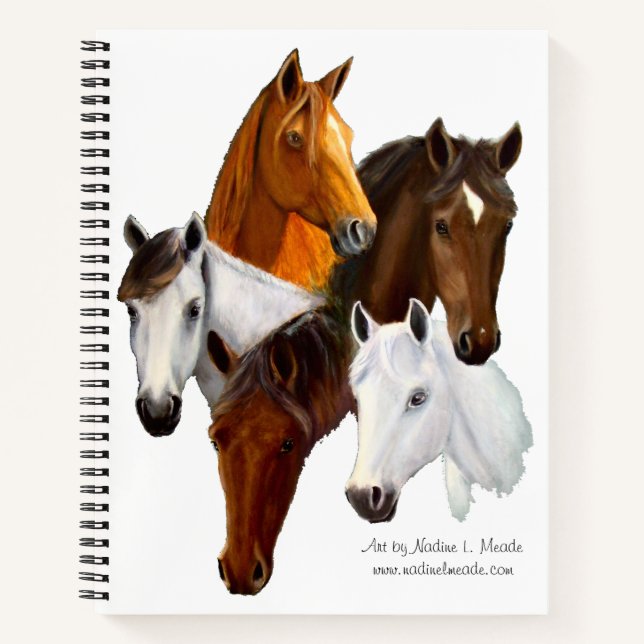 horse spiral notebook (Front)
