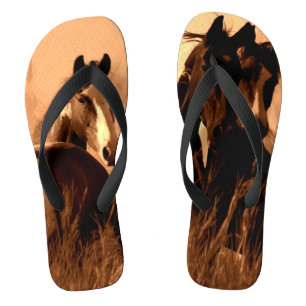 Horse Spirits Flip Flops