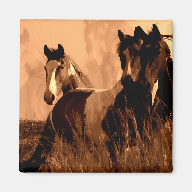 Horse Spirits Magnet (Front)