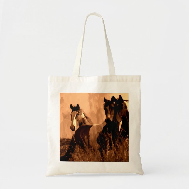 Horse Spirits Tote Bag (Front)