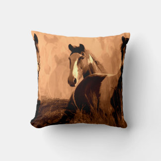 Horse Spirits - Wild Horses Cushion