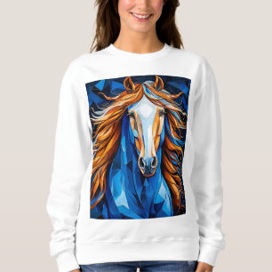 Horse Stained Glass Sweatshirt