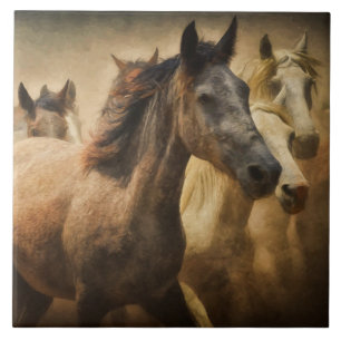 horse stampede tile