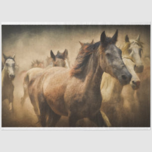 horse stampede tissue paper