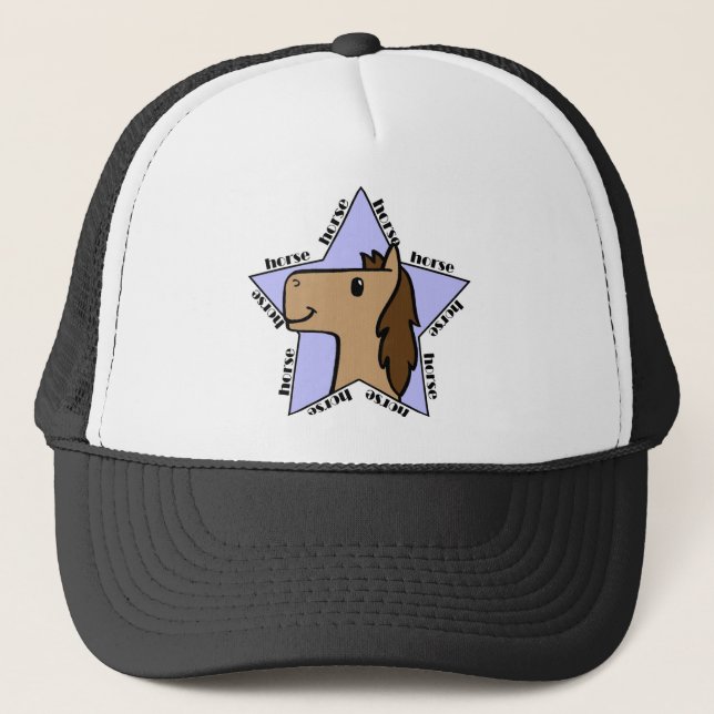 Horse Star Trucker Hat (Front)