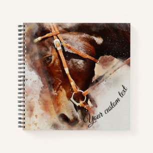 horse stationery notebook